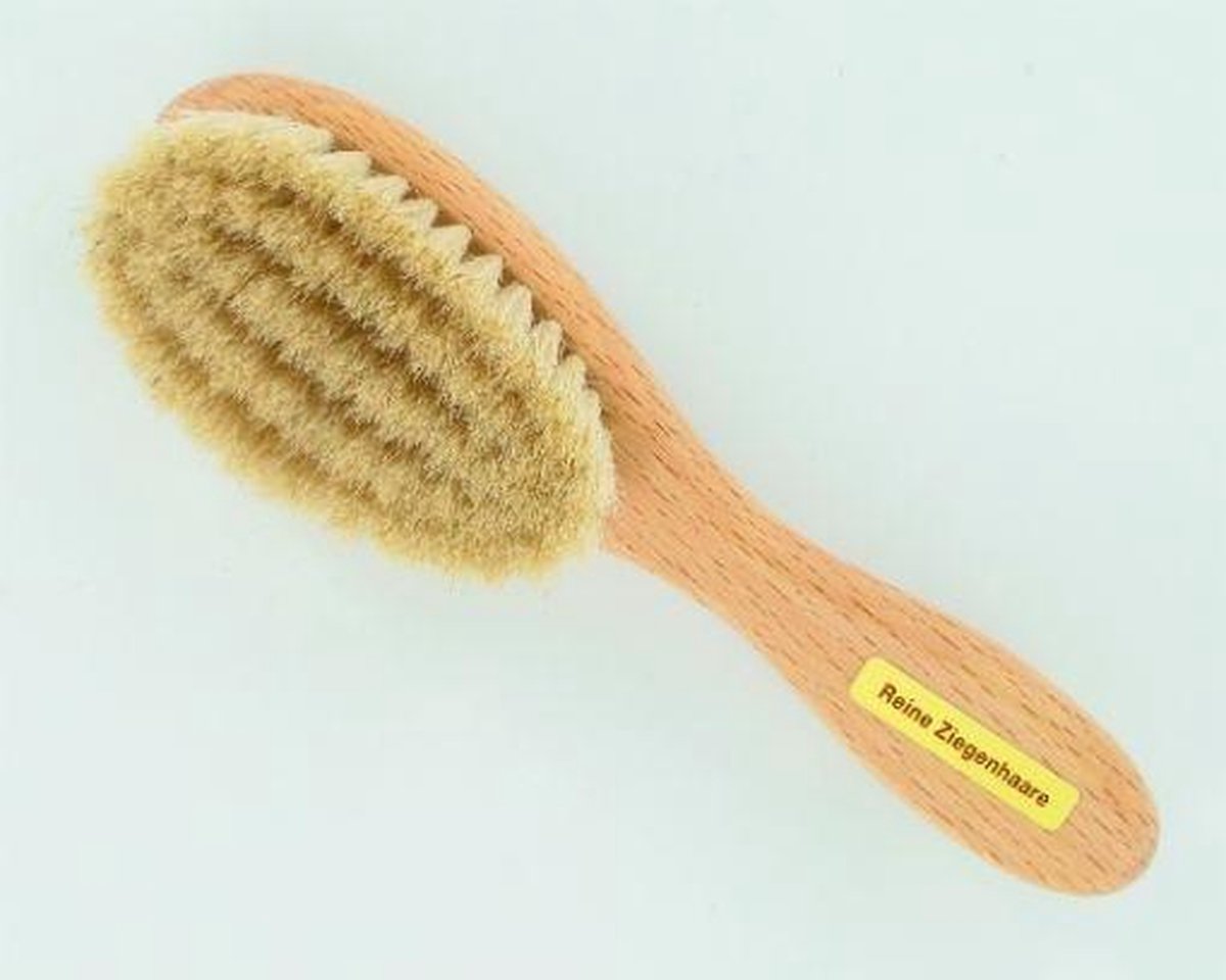 Goedkoopste Haarborstel baby geitenhaar beukenhout (1st