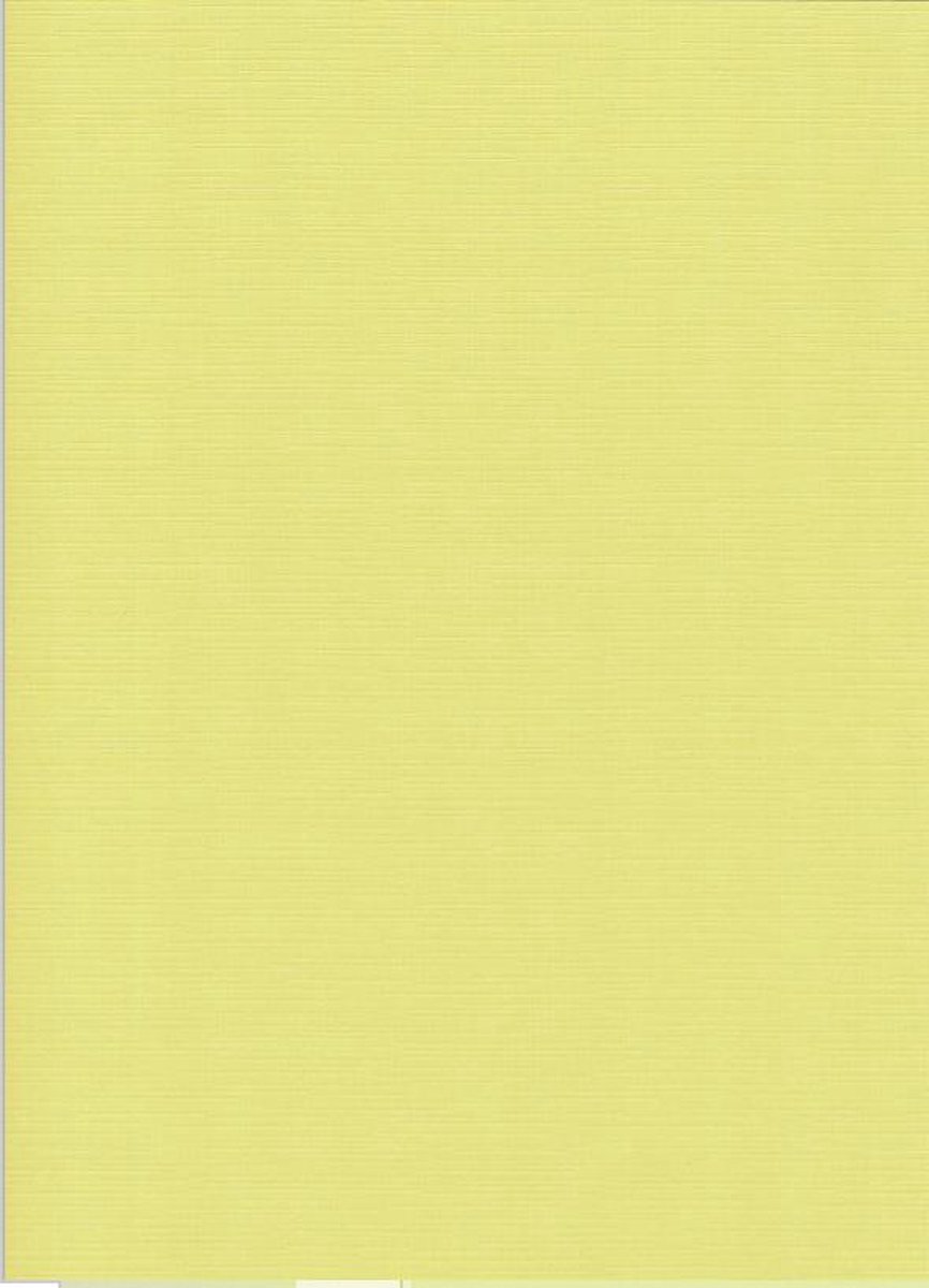 20 Linnen kaarten papier - A5 - Oker - Cardstock - 21 x 14,8cm - 240 grams - karton