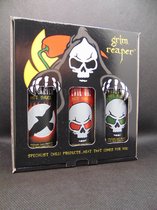 Grim Reaper Trio Hot Box (Alle Heat Level 10) - ChilisausBelgium - Grim Reaper Foods