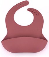 Siliconen Slab Old Pink- Baby Bib- Peuter Slab- Slabber- Eten en drinken