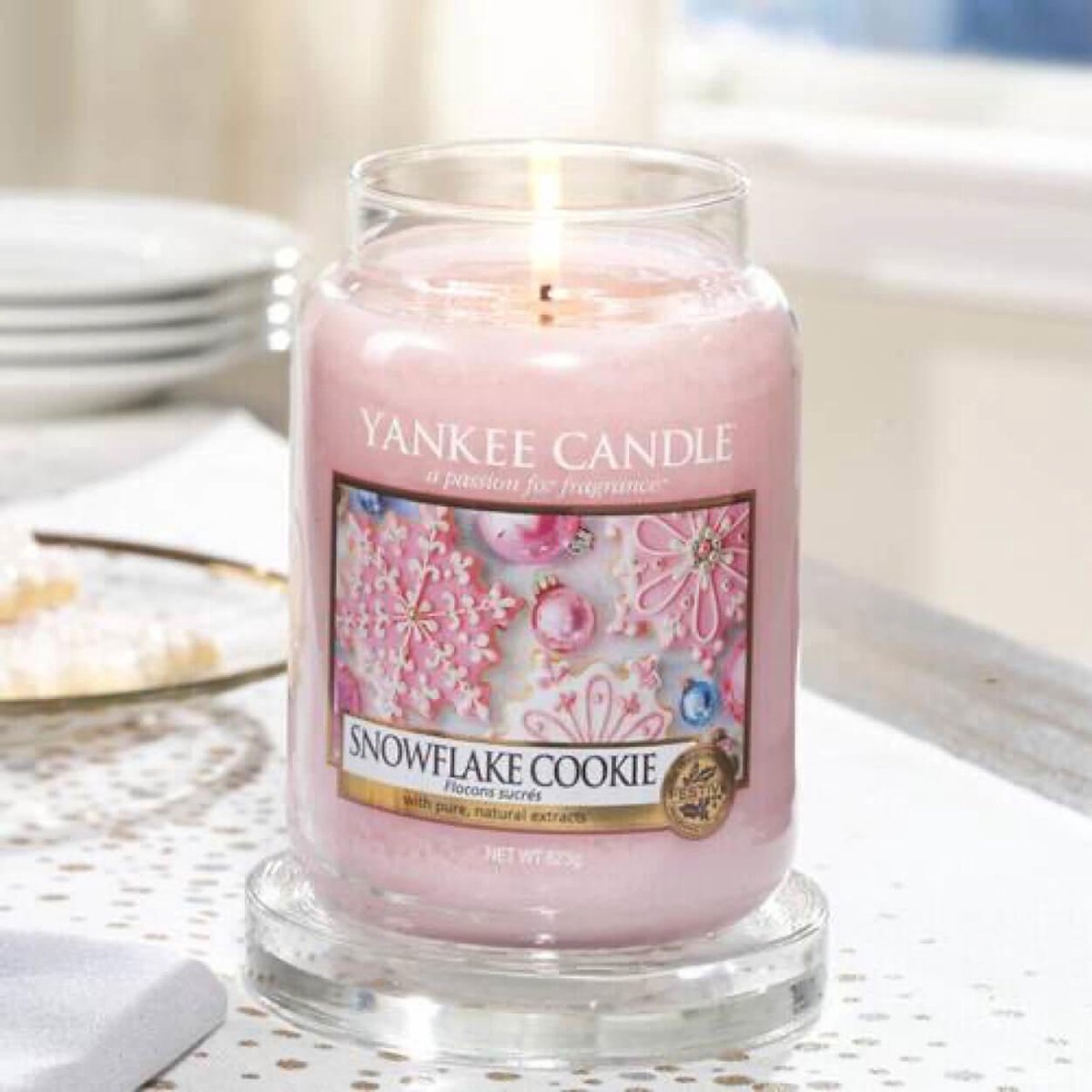 YC Snowflake Cookie Large Jar | bol.com