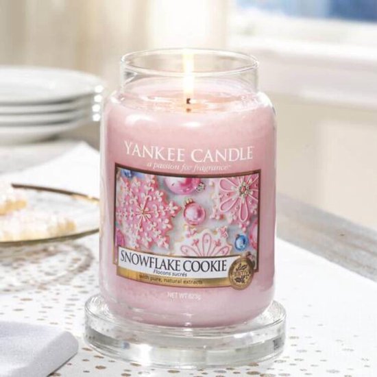 Yankee Candle Large Jar Geurkaars Snowflake Cookie