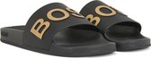 Hugo Boss Slippers - Maat 42 - Mannen - zwart/goud