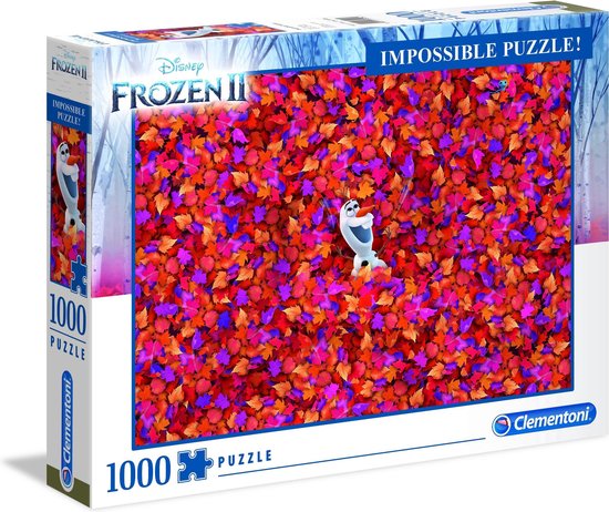 Clementoni Disney Frozen 2 – Impossible Puzzel – Legpuzzel 1000 Stukjes – Volwassenen