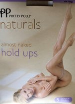 Pretty Polly Naturals almost naked hold ups - S/M - Beige