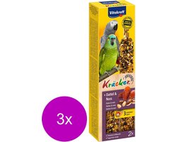 Vitakraft Papegaai Kracker - Vogelsnack - 3 x Noten 2 stuks