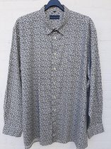 GCM Henderson Overhemd Blauw/Groen Maat 5XL Boordmaat 51-52 Big men size