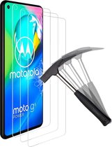 Screenprotector Glas - Tempered Glass Screen Protector Geschikt voor: Motorola G9 Power- 3x