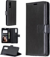 Portemonnee Book Case Hoesje Geschikt voor: Sony Xperia 5 II - zwart