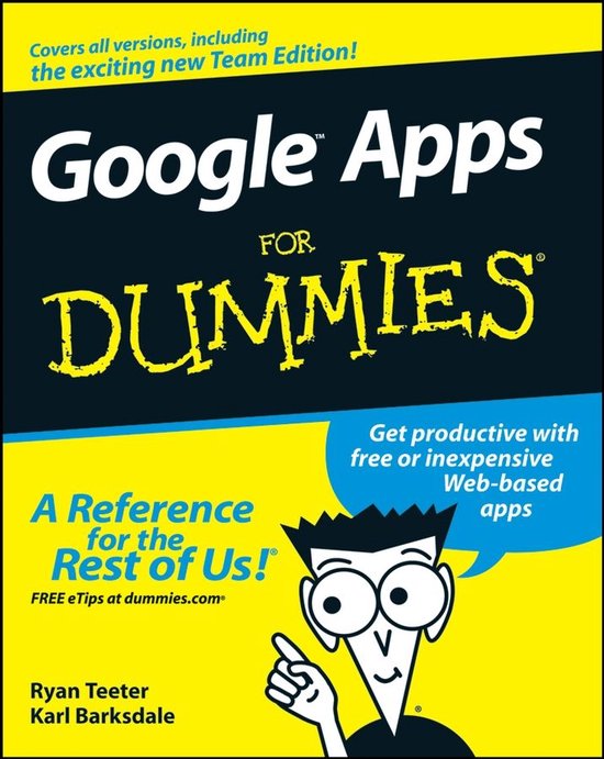 Google Apps For Dummies - cover