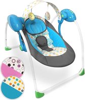 Pippa Design baby wipstoel met 3-punts veiligheidssysteem - blauw