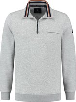 Chris Cayne - Sweater Half Zip - Heren - Trui - Grijs - Maat M