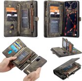 CASEME Samsung Galaxy S20 FE Vintage Wallet Case Portemonnee Hoesje - Zwart