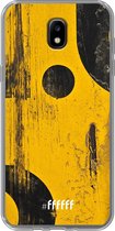 Samsung Galaxy J5 (2017) Hoesje Transparant TPU Case - Black And Yellow #ffffff