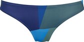 Sloggi Dames Shore Kiritimati Mini Bikinislip Donkerblauw/Donkergroen XL