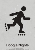 Film Pictogram Poster - Boogie Nights - Wandposter 60 x 40 cm.