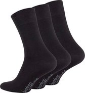 Bamboe sokken 6 paar ( zwart ) 39-42