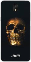 LG K30 (2019) Hoesje Transparant TPU Case - Gold Skull #ffffff