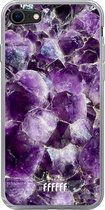 6F hoesje - geschikt voor iPhone 8 - Transparant TPU Case - Purple Geode #ffffff