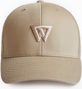 Wolftech Gymwear Curved Trucker Snapback Cap - Beige - Unisex