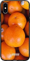 iPhone Xs Hoesje TPU Case - Sinaasappel #ffffff