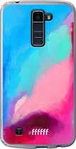 LG K10 (2016) Hoesje Transparant TPU Case - Abstract Hues #ffffff