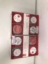 Cakevormpjes - honderd stuks per verpakking - twee verpakkingen - in allerlei kerstkleuren
