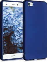 kwmobile telefoonhoesje voor Huawei P8 Lite (2015) - Hoesje voor smartphone - Back cover in metallic blauw