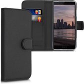 kwmobile telefoonhoesje voor Sony Xperia XZ2 Compact - Hoesje met pasjeshouder in zwart - Wallet case