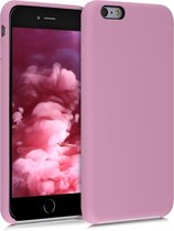 kwmobile telefoonhoesje voor Apple iPhone 6 Plus / 6S Plus - Hoesje met siliconen coating - Smartphone case in Mulberry