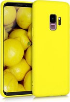 kwmobile telefoonhoesje voor Samsung Galaxy S9 - Hoesje voor smartphone - Back cover in stralend geel