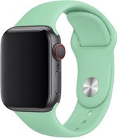 Series 1 2 3 4 5 6 SE / Sport / Siliconen / Armband / Roestvrij / 38 mm / 40 mm / S/M – Mintgroen – Groen – Mint Green