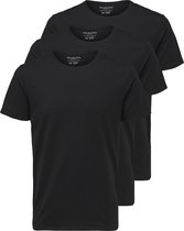 SELECTED HOMME SLHNEWPIMA SS O-NECK TEE B 3 PACK NOOS Heren T-shirt- Maat L