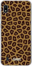 Samsung Galaxy A10 Hoesje Transparant TPU Case - Leopard Print #ffffff