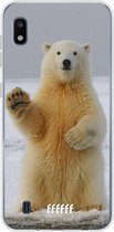 Samsung Galaxy A10 Hoesje Transparant TPU Case - Polar Bear #ffffff