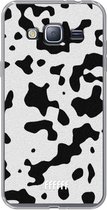 Samsung Galaxy J3 (2016) Hoesje Transparant TPU Case - Dalmation Print #ffffff