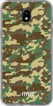 Samsung Galaxy J5 (2017) Hoesje Transparant TPU Case - Jungle Camouflage #ffffff