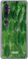 Xiaomi Mi Note 10 Hoesje Transparant TPU Case - Green Scales #ffffff