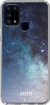 Samsung Galaxy M31 Hoesje Transparant TPU Case - Milky Way #ffffff