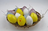 Paaseieren Wit met bloemetjes