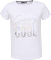 Meisjes shirt GLO-STORY maat 152 wit