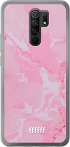 Xiaomi Redmi 9 Hoesje Transparant TPU Case - Pink Sync #ffffff