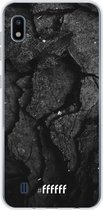 Samsung Galaxy A10 Hoesje Transparant TPU Case - Dark Rock Formation #ffffff