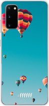 Samsung Galaxy S20 Hoesje Transparant TPU Case - Air Balloons #ffffff