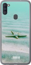 Samsung Galaxy A11 Hoesje Transparant TPU Case - Sea Star #ffffff