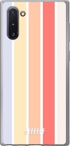 Samsung Galaxy Note 10 Hoesje Transparant TPU Case - Vertical Pastel Party #ffffff