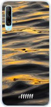 6F hoesje - geschikt voor Honor 9X Pro -  Transparant TPU Case - Water Waves #ffffff