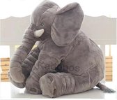 Pluche olifant  grijs 40 cm - grote knuffel - kraamcadeau
