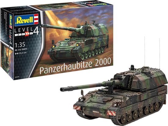 1:35 Revell 03279 Panzerhaubitze 2000 Plastic Modelbouwpakket-