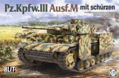 Pz.Kpfw.III Ausf.M mit schürzen - Takom modelbouw pakket 1:35